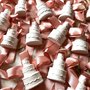 80 segnaposto gessetti profumati weddingcake matrimonio rosa antico 