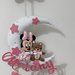 Fiocco nascita Minnie orsetto glitter gomma eva pannolenci fuori porta 