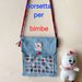                                                        Borsetta jeans con tracolla per bimba