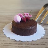 Natural Trainer Cane 12 Kg Canna Da Pesca In Legno Per Case Delle Bambole, Scala 1:12, Con Pesce In Argilla, Accessorio Giardino Casa Bambole Scala 1:12 - Foto 3