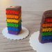 Rainbowcake per dollhouse e casa delle bambole, scala 1:12