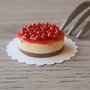 Torta in miniatura per casa delle bambole, scala 1:12, pasticceria per casa delle bambole, dolce in miniatura, cheesecake in miniatura