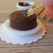 Torta in miniatura per casa delle bambole, scala 1:12, set colazione per dollhouse, pasticceria per casa delle bambole, dolce in miniatura, torta al cioccolato