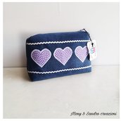 POCHETTE CUORI LILLA 7