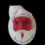 Maschera di Pulcinella su base "verticale"