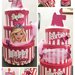 Torta finta più piani per feste cerimonie tema Barbie