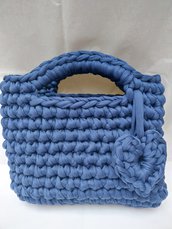 BORSA UNCINETTO BLU