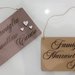 targhetta legno fuoriporta incisa rettangolare rotonda cuore personalizzata festa handmade laser regalo