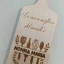 tagliere legno decorazione cucina casa incisione personalizzata festa dei nonni handmade laser regalo