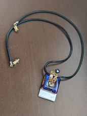 Collana cristalli e alluminio 