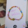 Bracciale elasticizzato smile idea regalo