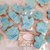 Biscotto nascita battesimo decorati con pasta di zucchero baby shower gender reveal personalizzati con nome 