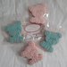 Biscotto orsetto decorato in pasta di zucchero nascita, battesimo  baby shower gender reveal