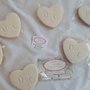 Biscotto cuore iniziali matrimonio sweet table wedding biscotti decorati