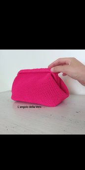 Borsa clutch uncinetto 