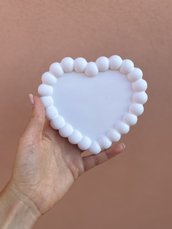 Cuore Piattino Sottocandela Svuotatasche - Accessorio Home Decor 