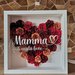 Shadow box Mamma cuore di rose