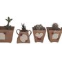 COLLEZIONE  6 VASI SHABBY CHIC  CON ROSE   VASI IN TERRACOTTA SHABBY CHIC 