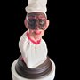 Busto Pulcinella con cappello 