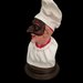 Busto Pulcinella con cappello 