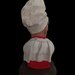 Busto Pulcinella con cappello 