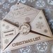 lettera letterina legno natalizia babbo natale decorazione gnomi albero di natale merry christmas handmade laser regalo