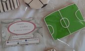 Biscotto campo da calcio segnaposto biscotti festa compleanno personalizzati