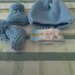 Cappellino e scarpine baby fatto a mano