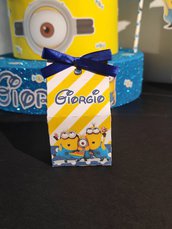 Scatoline Minions festa compleanno scatole gadget cattivissimo me