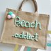 Big handbag juta Beach Addict