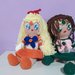 Bambola di lana fatta a mano all'uncinetto, amigurumi SailorVenus