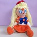 Bambola di lana fatta a mano all'uncinetto, amigurumi SailorVenus