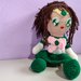 Bambola fatta  a mano all'uncinetto, amigurumi Sailor Jupiter, Moon