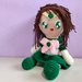 Bambola fatta  a mano all'uncinetto, amigurumi Sailor Jupiter, Moon