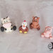 4 animali della fattoria cake topper decorazione torte 