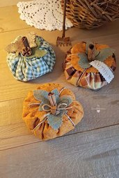 Zucche, autunno,decorazioni autunnali, country,cucito creativo,zucchette