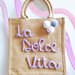 Medium handbag juta LA DOLCE VITA