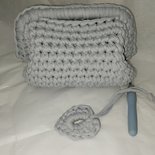 CLUTCH BAG GRIGIO CHIARO 