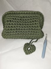 CLUTCH BAG  VERDE MILITARE