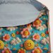 Sacca / sacchetta bambino in stoffa fiori 3d con bretelline, personalizzabile