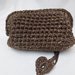 CLUTCH BAG MARRONE ORO