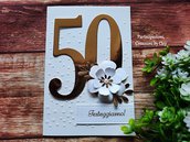 Invito per Compleanno, anniversario con numeri grandi , 50 anni, 40 anni 30 anni..