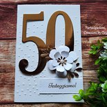 Invito per Compleanno, anniversario con numeri grandi , 50 anni, 40 anni 30 anni..