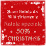 Buon Natale 2024 con Dilù Artemente! addobbi personalizzati con il 50% di sconto