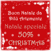 Buon Natale 2024 con Dilù Artemente! addobbi personalizzati con il 50% di sconto