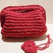 CLUTCH BAG ROSSA CON LUREX