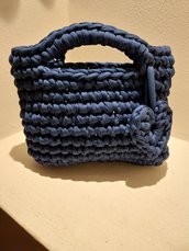 BORSA UNCINETTO BLU