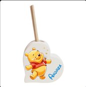 Bomboniera profumatore diffusore cuore battesimo compleanno winnie the pooh 