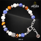 *STAR 04* - BRACCIALI REVES FATTI SU MISURA CON PIETRE NATURALI E COMPONENTI IN ARGENTO925,ACCIAIO 316L E METALLO