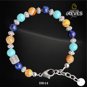 star06  - BRACCIALI REVES FATTI SU MISURA CON PIETRE NATURALI E COMPONENTI IN ARGENTO925,ACCIAIO 316L E METALLO